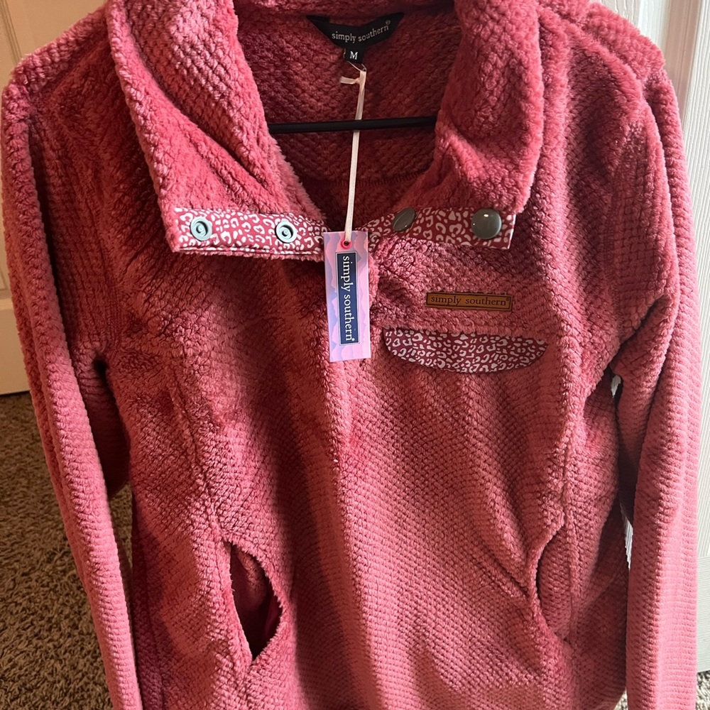 Simply Southern Fleece Pullover M